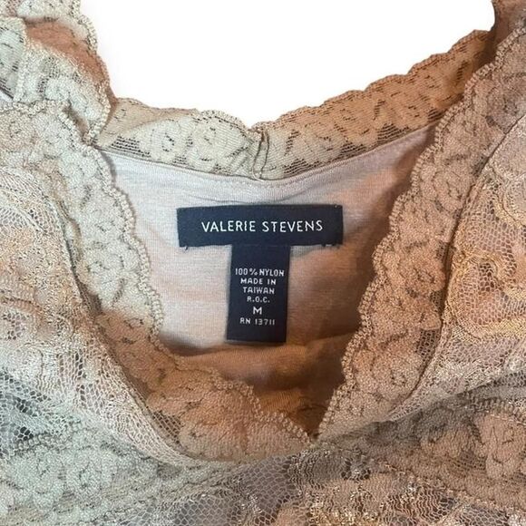 Valerie Stevens new with tags y2k lace beige cami tank - Picture 7 of 8